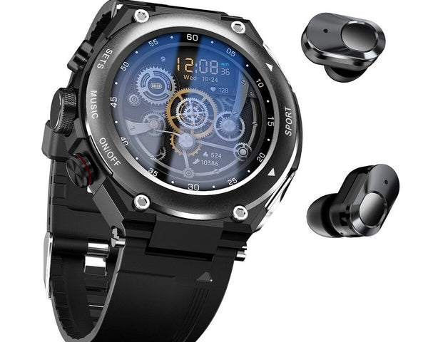 SonicLink™️ - Smartwatch mit kabellosen Kopfhörern
