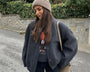 Anabel™ | Kunstpelz-Fleece-Herbstjacke