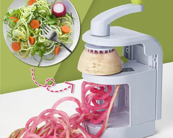 SpinCarve – Manueller Gemüsespiralisierer für Kreatives Kochen
