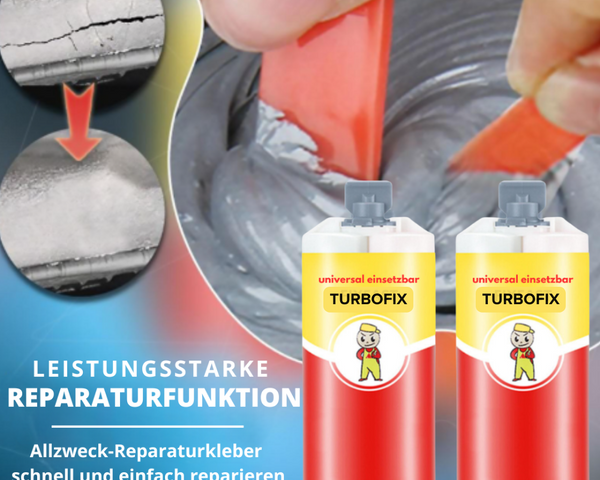 50% RABATT | TurboFix - Der schnelle und zuverlässige Reparaturklebstoff