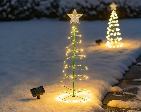 50% RABATT | StarryTree - Solar LED Metall Weihnachtsbaum [Letzter Tag Rabatt]