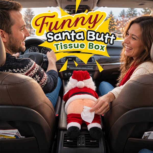 SantaGiggle™ Taschentuchbox-Hülle | Lustiger Weihnachts-Hingucker