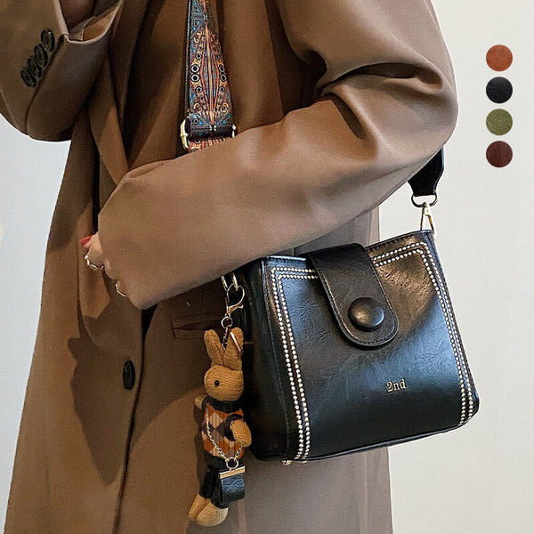 RetroCharm™ – Vintage-Mode-Tasche mit verstellbarem breiterem Schultergurt