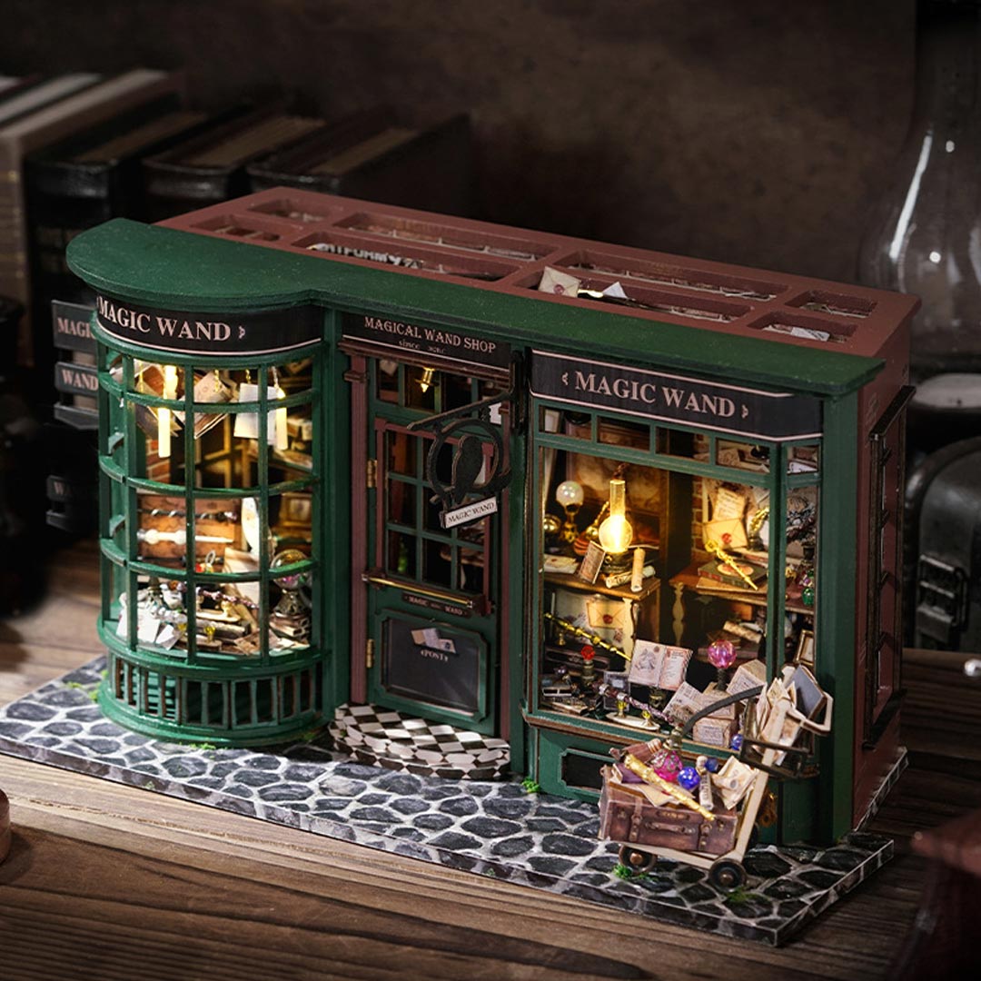 MiniMuse™ DIY-Miniaturhaus-Set | Erschaffe dein eigenes magisches LED-Puppenhaus