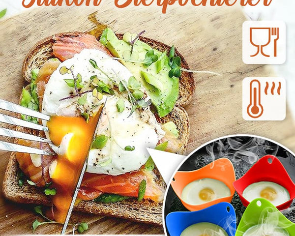 2+2 GRATIS | PoachPro - Silikon Eierpochierer [Letzter Tag Rabatt]