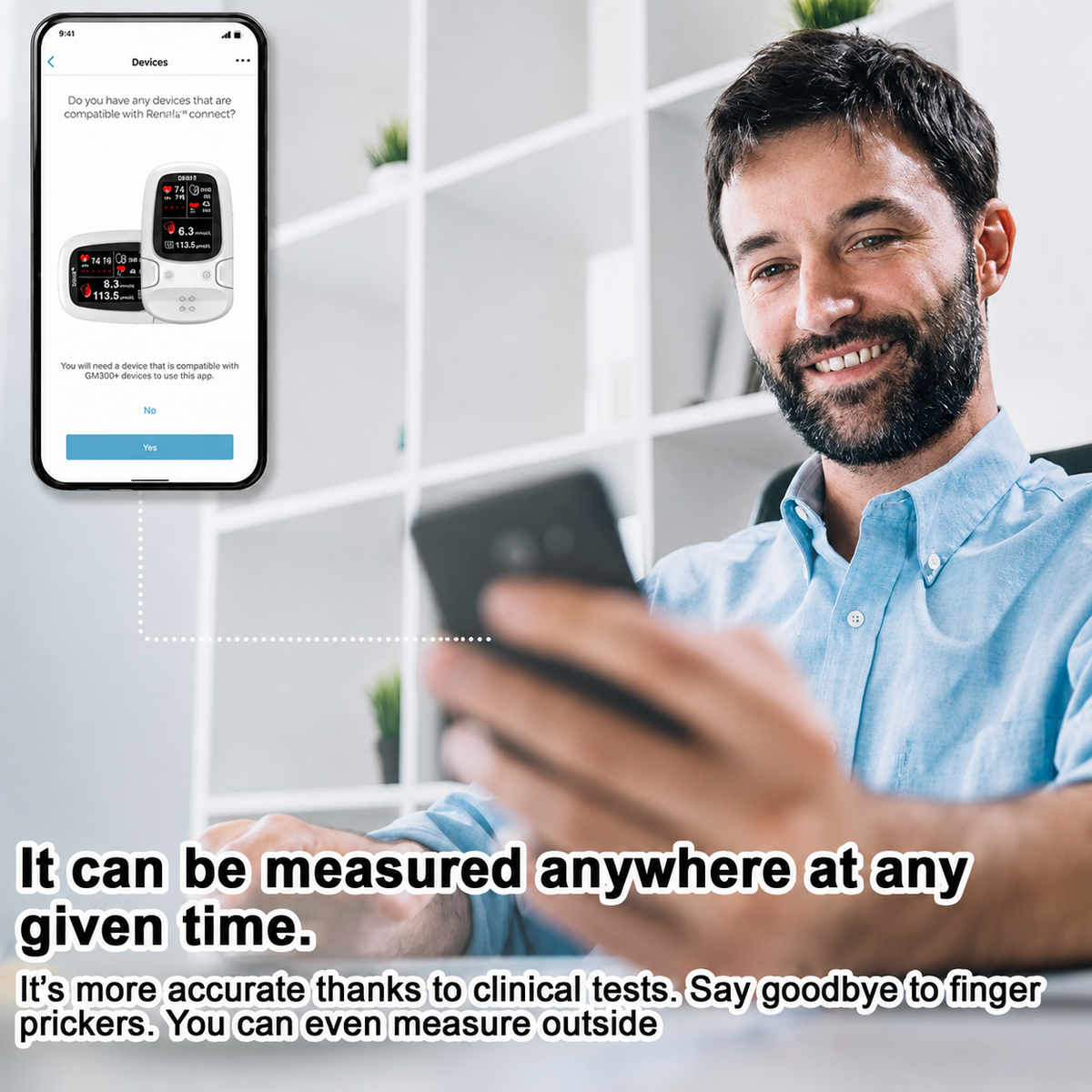 VitalSense™ Gesundheitsmonitor – Für Einfache & Berührungsfreie Messungen
