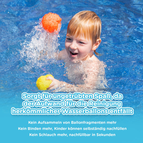 20 KiddoSpace Wiederverwendbare Wasser-Schwammbälle (10 kaufen, 10 GRATIS dazu)