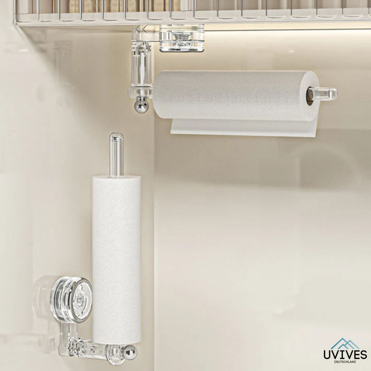 GripRoll™ - Multifunktionaler Vakuum-Saugnapf-Toilettenpapierhalter