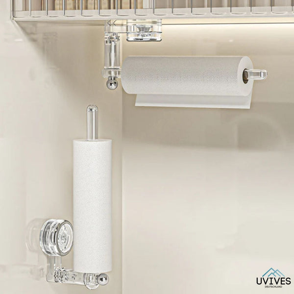 GripRoll™ - Multifunktionaler Vakuum-Saugnapf-Toilettenpapierhalter