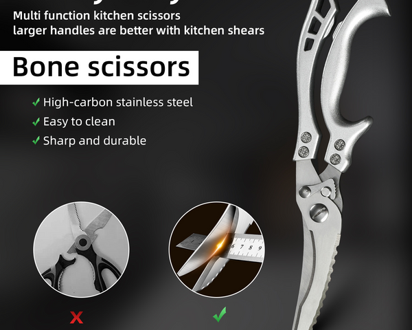 SharpCut™ - Präzise Küchenschere für müheloses Schneiden
