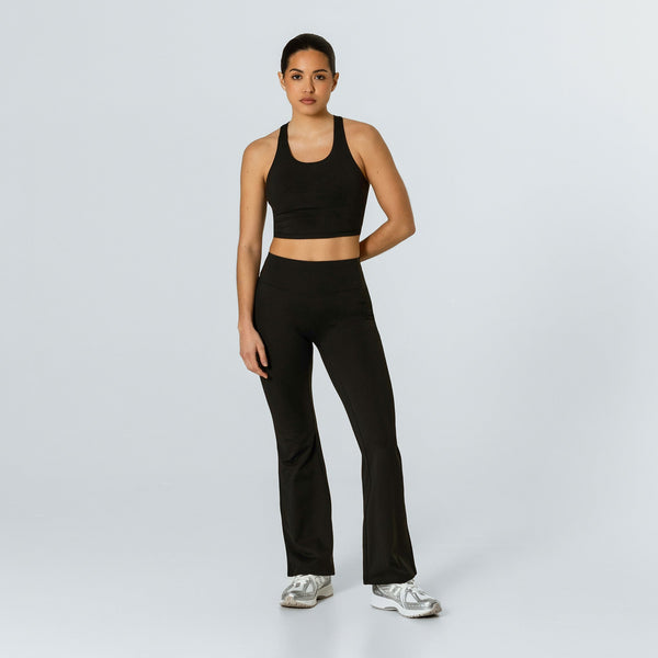 Asana High-Waist-Leggings mit ausgestelltem Bein