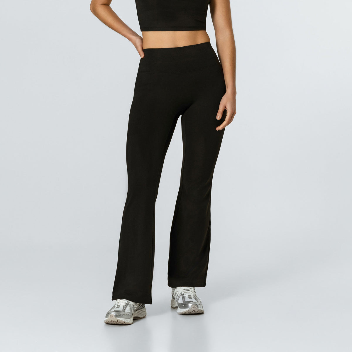 Asana High-Waist-Leggings mit ausgestelltem Bein