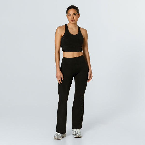 Asana High-Waist-Leggings mit ausgestelltem Bein