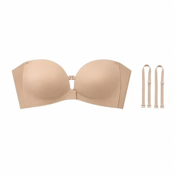 Strapelle™ Trägerloser Push-up-BH ohne Bügel – Rutschfester Halt & nahtloser Look