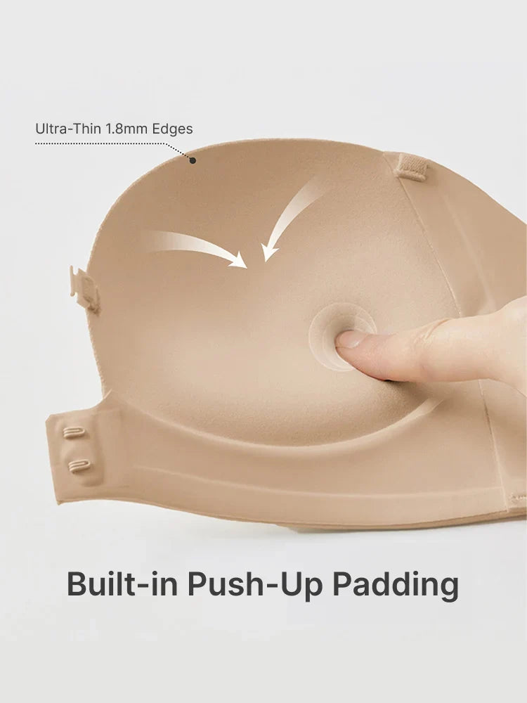 Strapelle™ Trägerloser Push-up-BH ohne Bügel – Rutschfester Halt & nahtloser Look