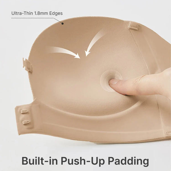 Strapelle™ Trägerloser Push-up-BH ohne Bügel – Rutschfester Halt & nahtloser Look