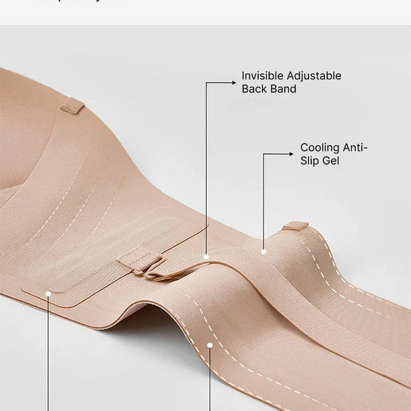 Strapelle™ Trägerloser Push-up-BH ohne Bügel – Rutschfester Halt & nahtloser Look