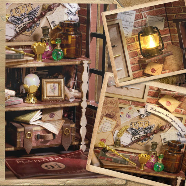 MiniMuse™ DIY-Miniaturhaus-Set | Erschaffe dein eigenes magisches LED-Puppenhaus