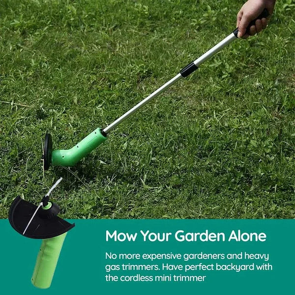 GrassPro – Kabelloser Rasentrimmer für präzise Kanten