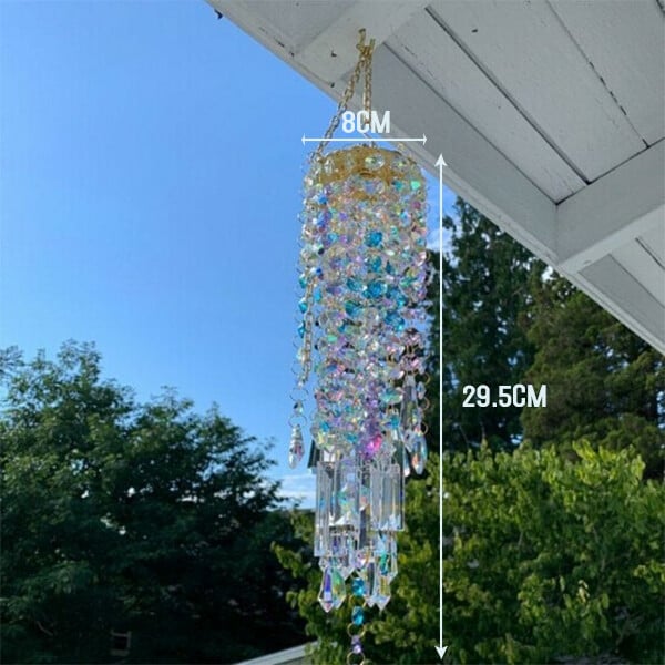 50% RABATT | CrystalChime - Bezauberndes Kristall-Windspiel [Letzter Tag Rabatt]