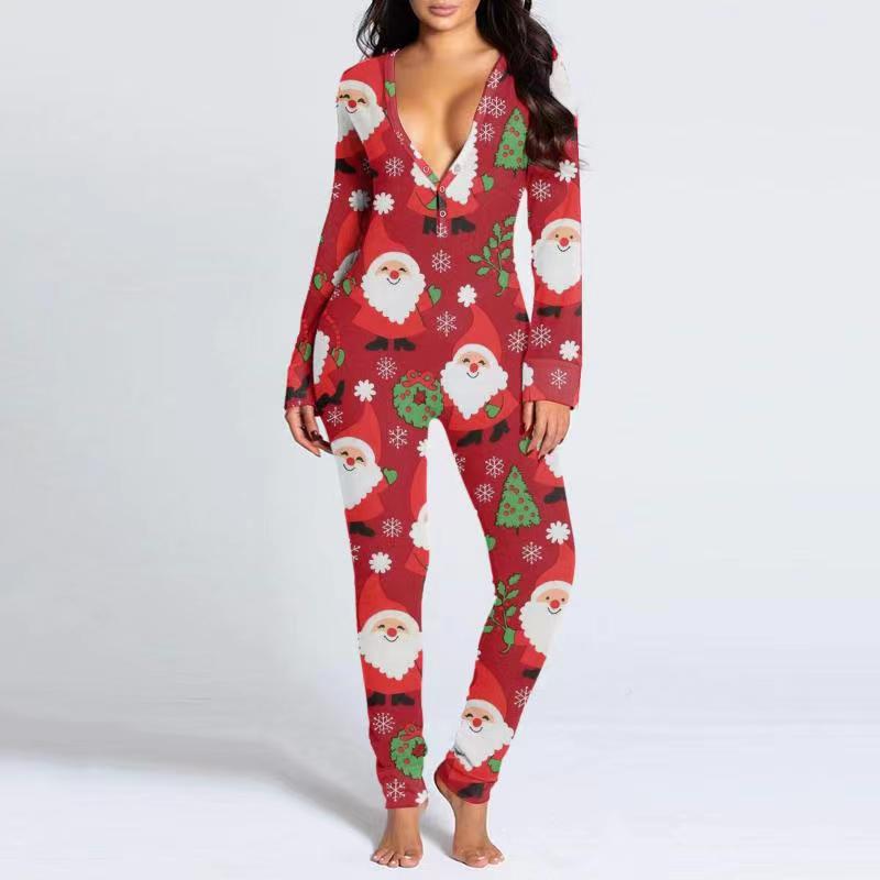 WinterGlow™ – Festlicher Jumpsuit mit Knopfleiste für Frauen