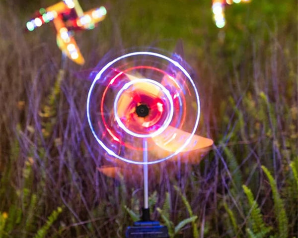 SolarSpin - Verwandeln Sie Ihren Garten mit leuchtenden Windmühlen