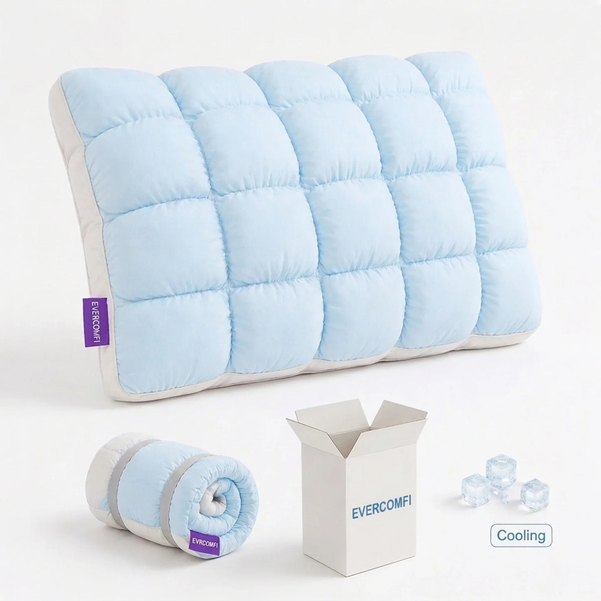CloudMallow™ Kühlkissen | Wolkenweicher Komfort für erholsame Nächte