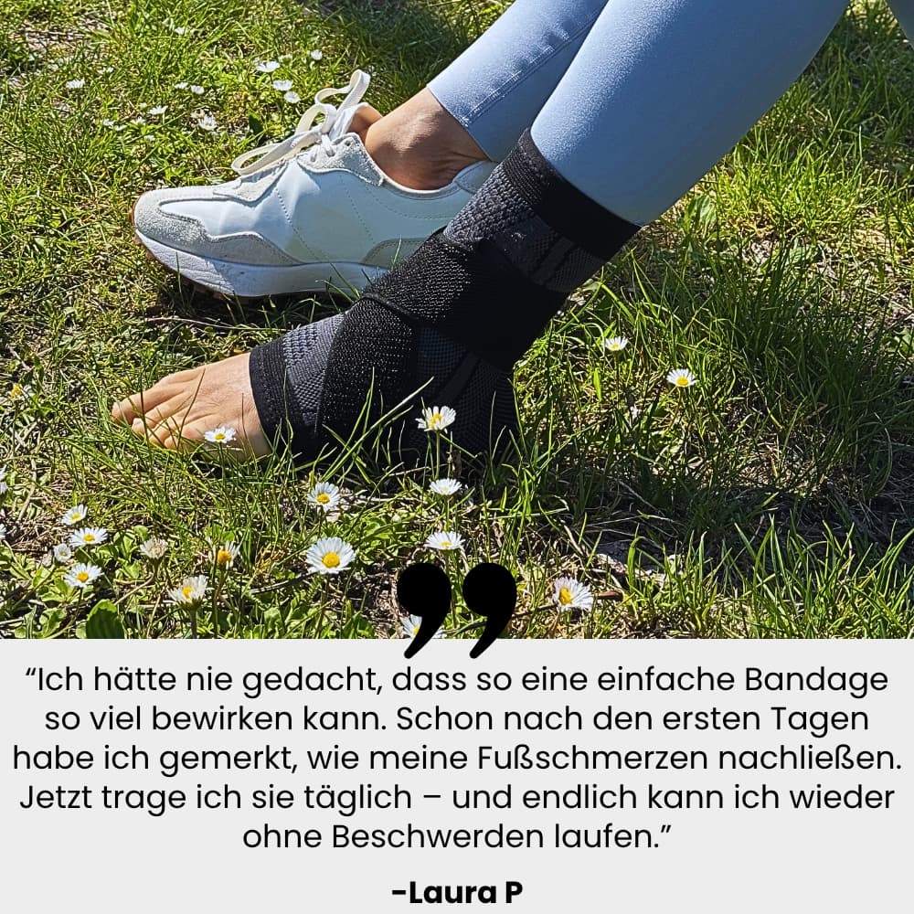 50% Rabatt | BioAktiv Fußbandage™ | Gezielte Kompression für bessere Durchblutung & schnelle Regeneration!