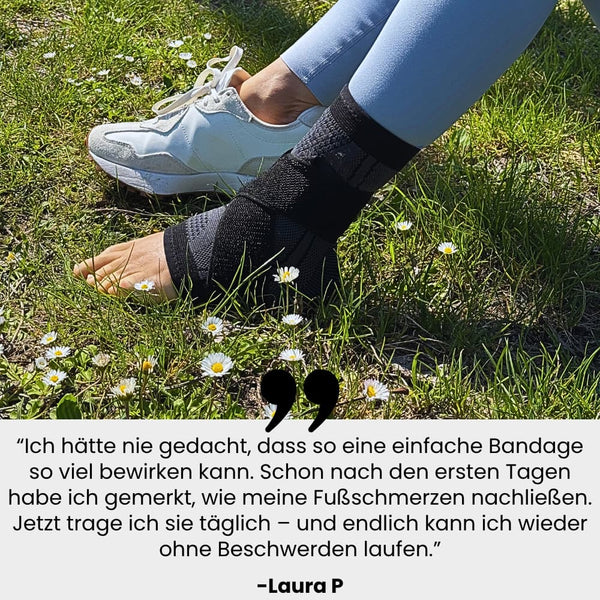 50% Rabatt | BioAktiv Fußbandage™ | Gezielte Kompression für bessere Durchblutung & schnelle Regeneration!