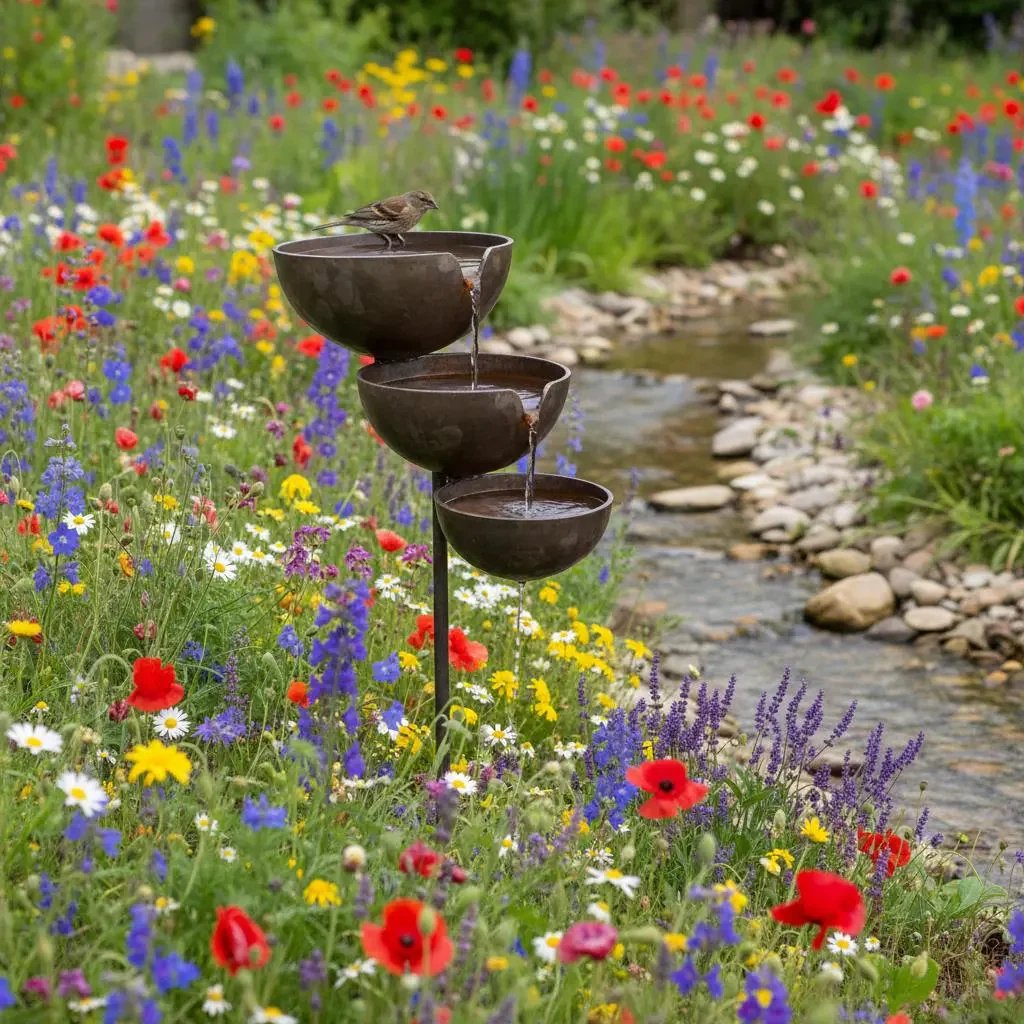 Rainora™ Regensammler-Vogelbad | Natürliche Wasserquelle für Vögel & Bienen