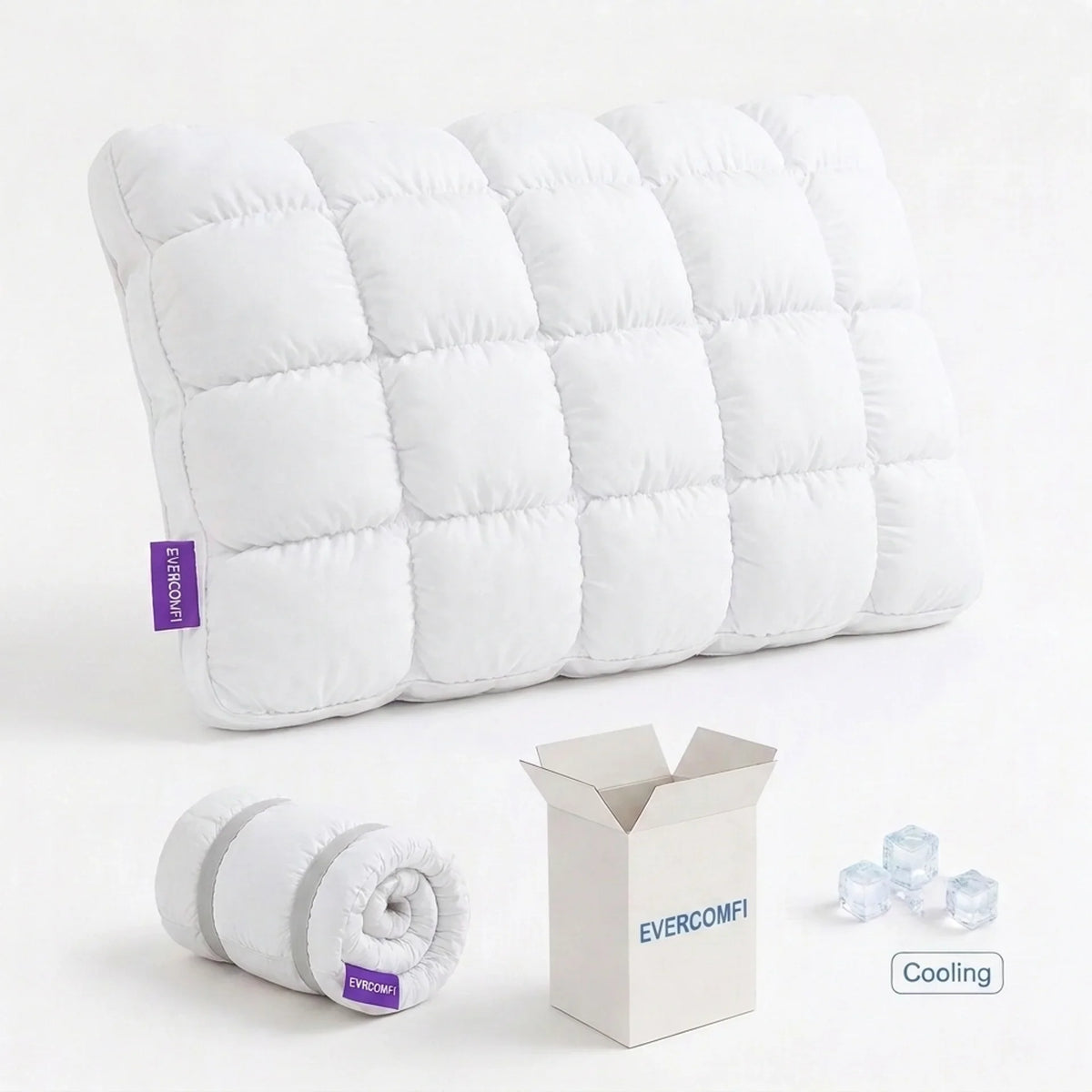 CloudMallow™ Kühlkissen | Wolkenweicher Komfort für erholsame Nächte