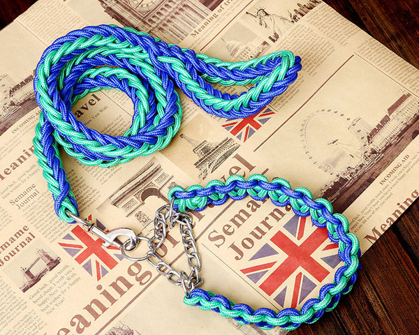 Robustes Hundehalsband mit Leine für Große & Starke Hunde – Perfekte Kontrolle & Komfort