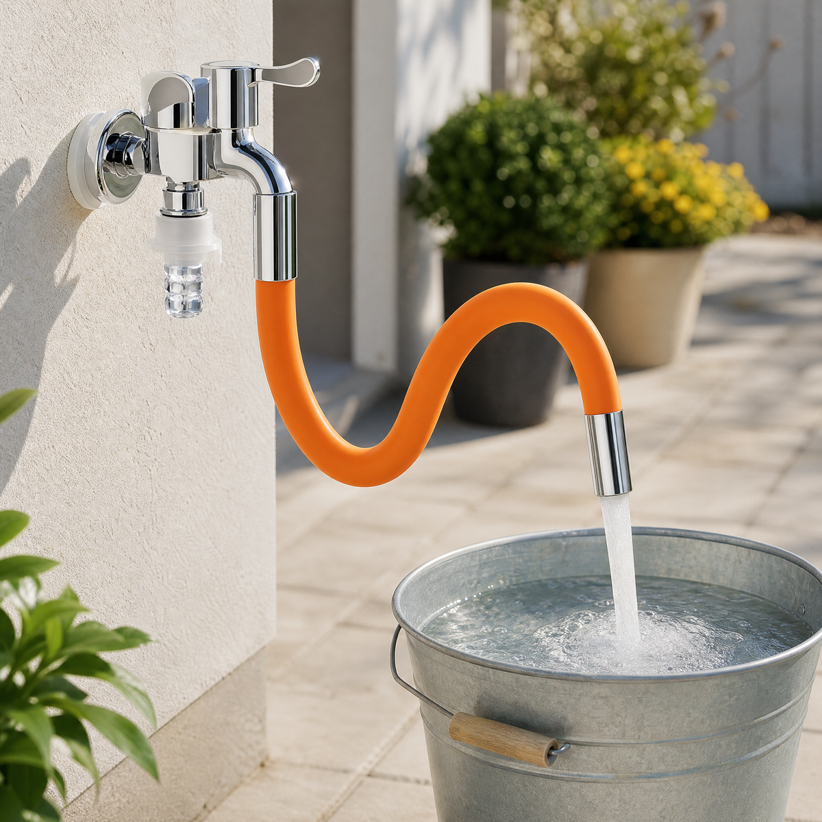 AquaBend™ Flexibler Wasserhahn-Verlängerungsschlauch | Präzise Wasserführung & spritzfreies Befüllen