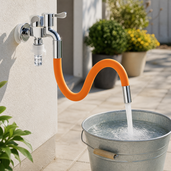 AquaBend™ Flexibler Wasserhahn-Verlängerungsschlauch | Präzise Wasserführung & spritzfreies Befüllen