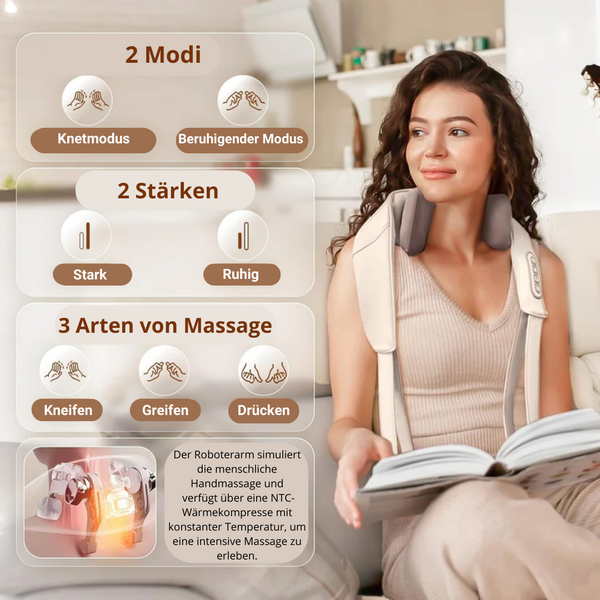 TragbaresSpa™ Eine Massage überall und zu jeder Zeit