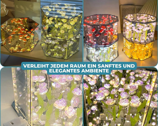 LumiFlora™ -  Handgefertigte Blume Würfellampe