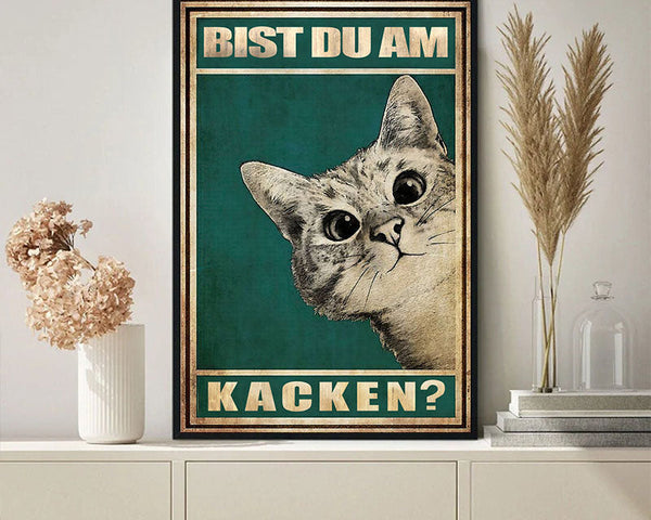 Bist Du? -  Katze Canvas