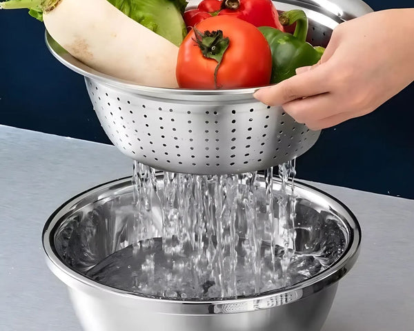GrateBasin™ - 6-in-1-Becken aus Edelstahl