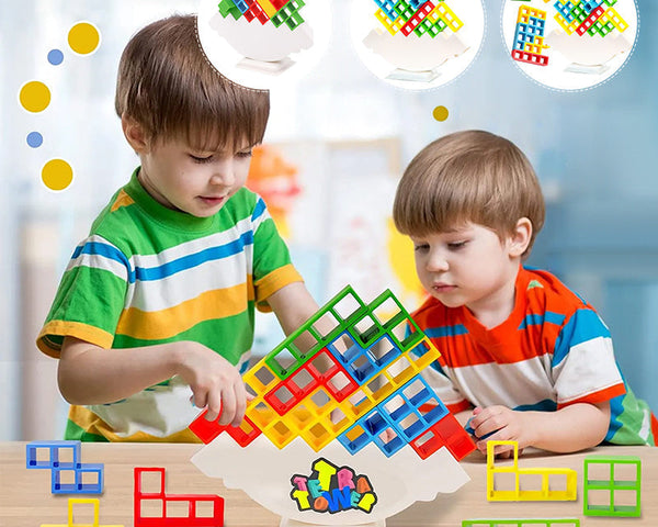 BalanceTower® - 3D-Turmstapelspiel für Endlosen Spaß und Kreativität! | 50% Rabatt