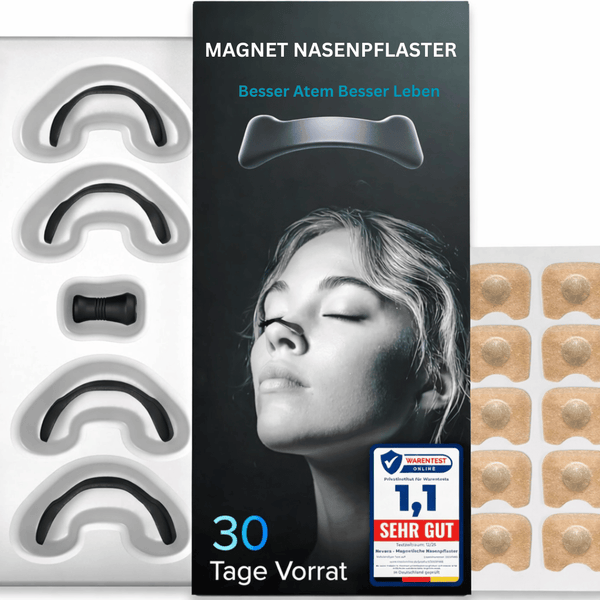 NasalFlow™ | Magnetische Nasenpflaster – Für Freieres Atmen & Ruhigere Nächte