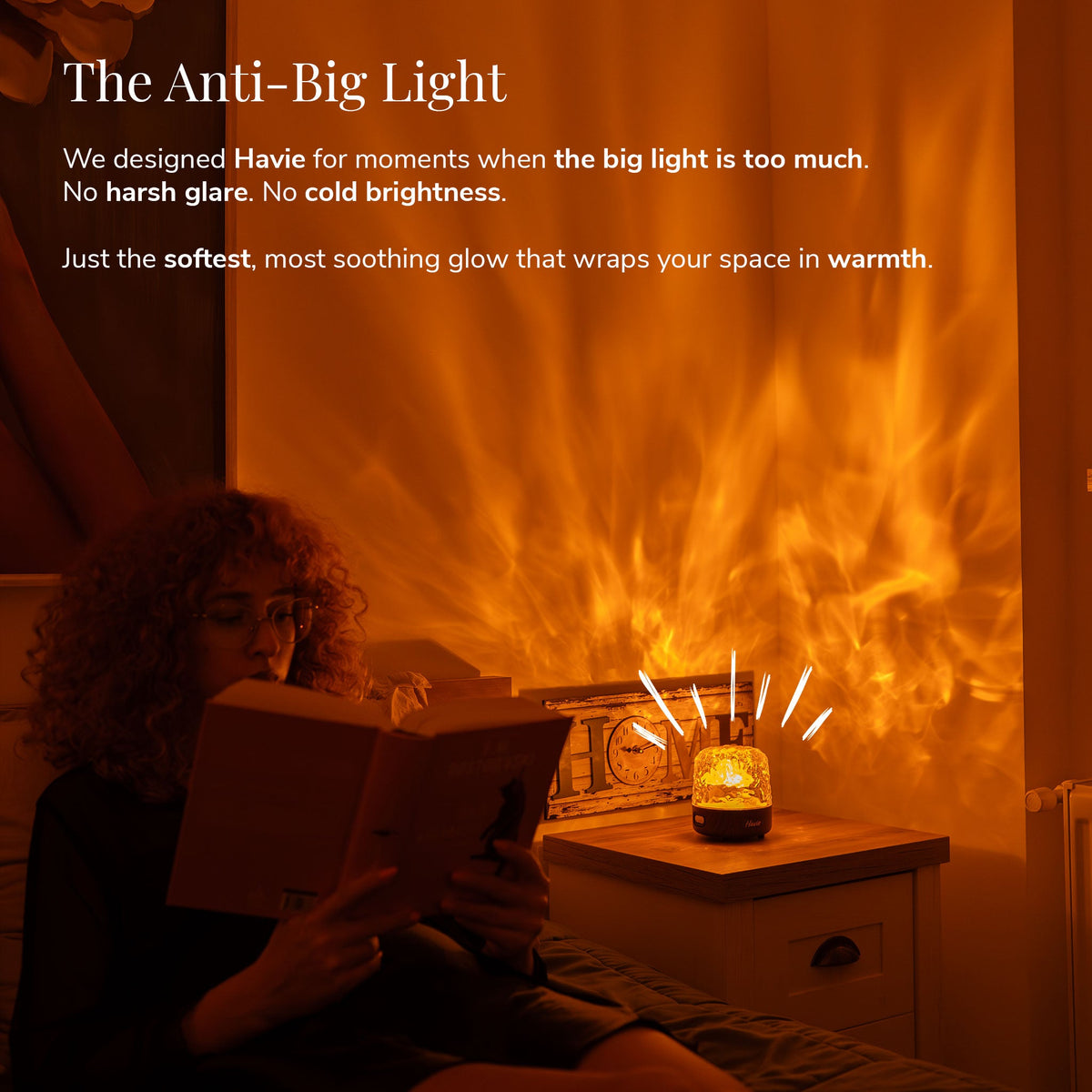 Sereniva™ Aurora-Lichtprojektor | Stimmungslicht, Bluetooth & beruhigende Klänge