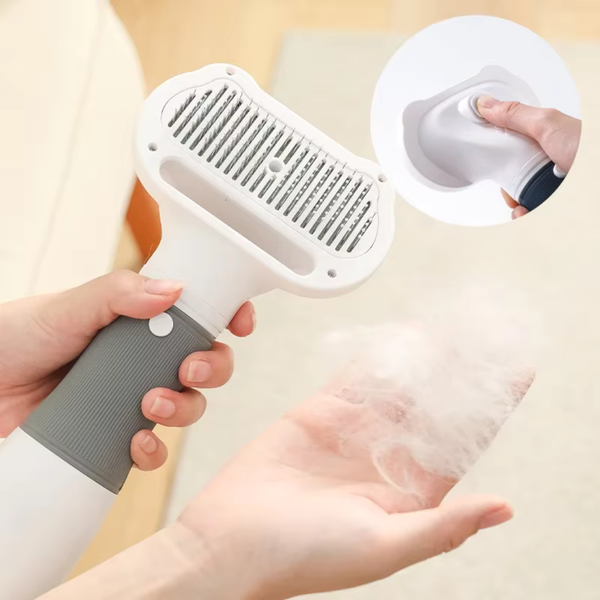 PetGroove™ | 3-in-1 Haustierhaartrockner und Pflegebürste – Schnelle und sanfte Fellpflege