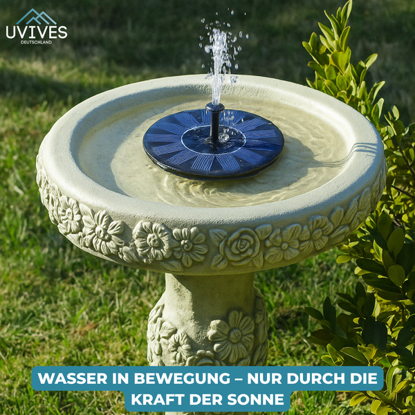 AquaBloom™ – Solarbrunnen für Ruhe & Eleganz im Garten