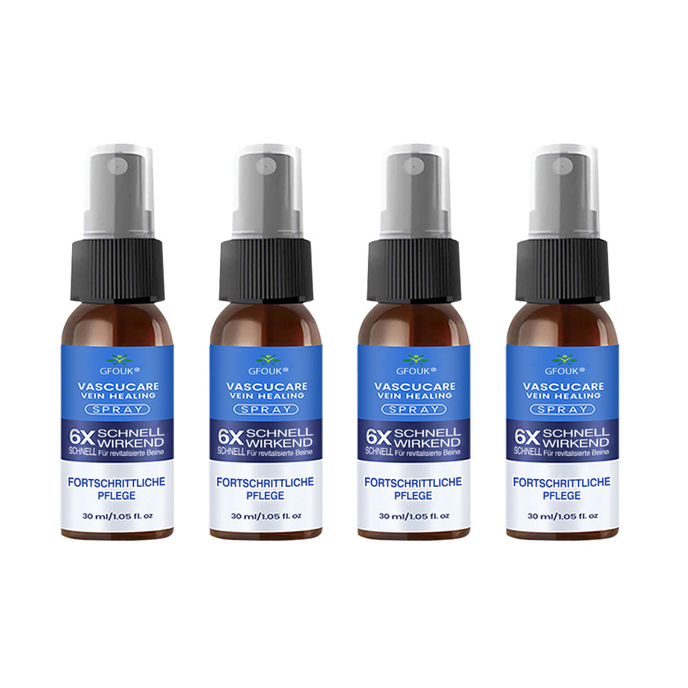 🇩🇪🏃‍🌿GFOUK® VascuCare Vein Healing Spray(Entwickelt für Krampfadern, Besenreiser, tiefe Venenthrombose (TVT), chronische venöse Insuffizienz, venöse Geschwüre, Thrombophlebitis und andere venöse Beschwerden)