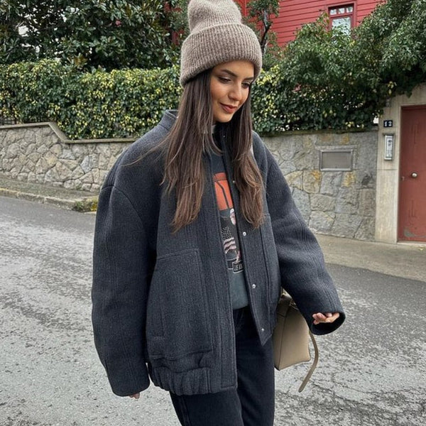 Anabel™ | Kunstpelz-Fleece-Herbstjacke