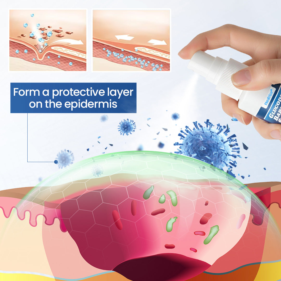DermaShield™ Barrierespray für Diabetische Fußpflege