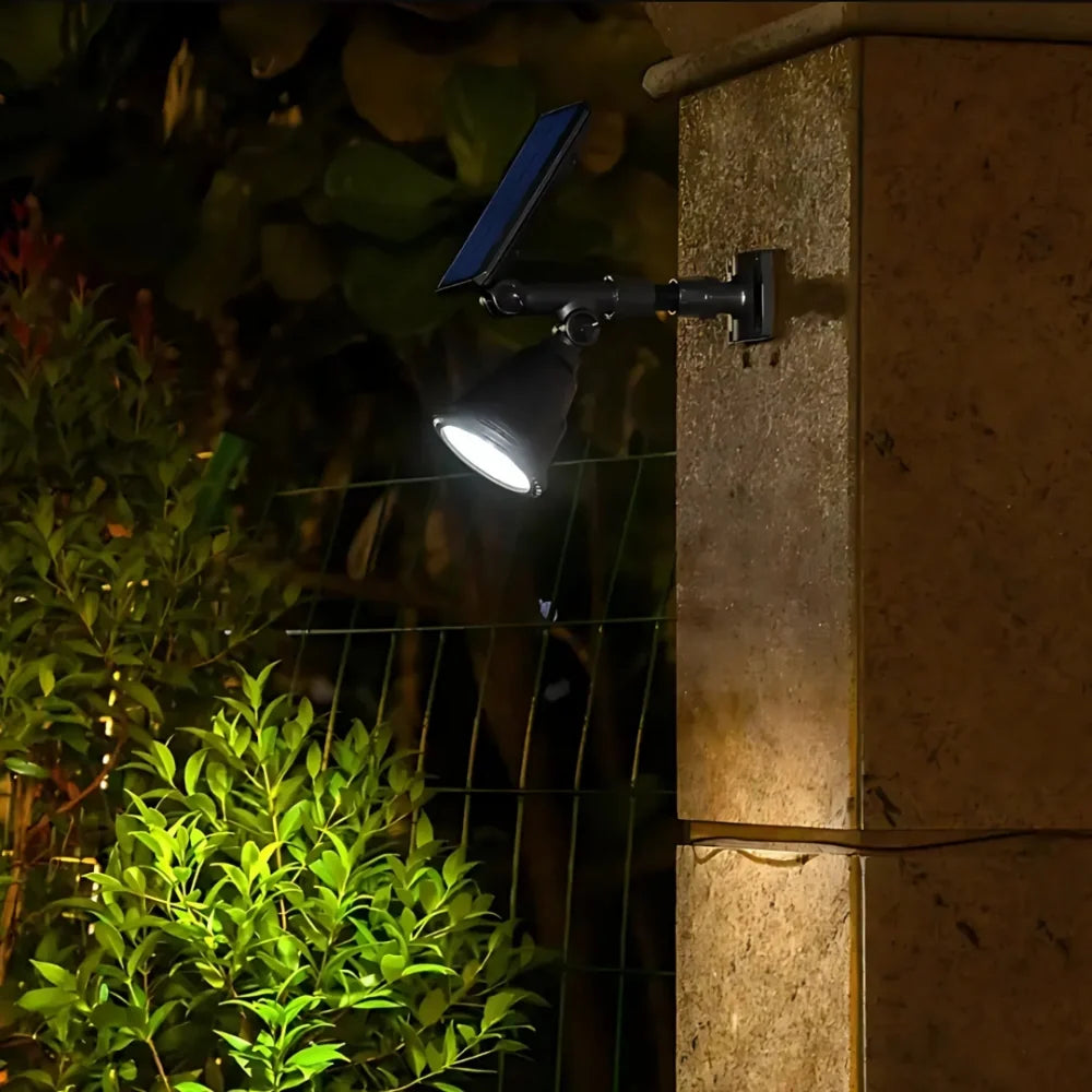 LumiViva™ Solar-Gartenstrahler | Farbige Beleuchtung & stimmungsvolle Gartenatmosphäre