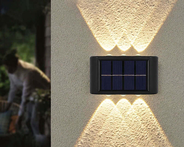 50% Rabatt | WallLumen - Solar Außenwandleuchte
