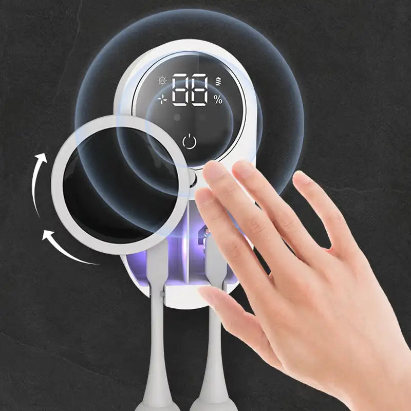 PureGuard™ UV-Zahnbürstenreiniger | Saubere Aufbewahrung mit UV-C & Trocknung