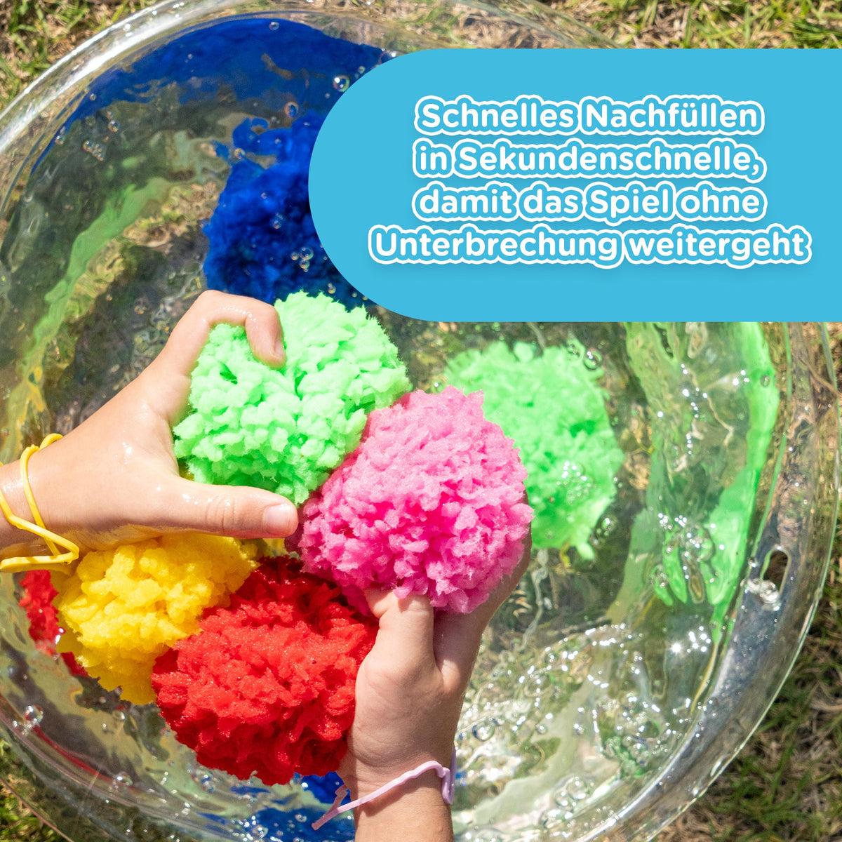 20 KiddoSpace Wiederverwendbare Wasser-Schwammbälle (10 kaufen, 10 GRATIS dazu)
